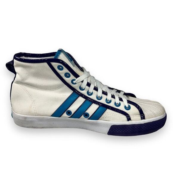 Adidas 2009 NZA Shell Mid Top "NBA Hornets" G05976 RARE Women's 11 - Picture 7 of 11